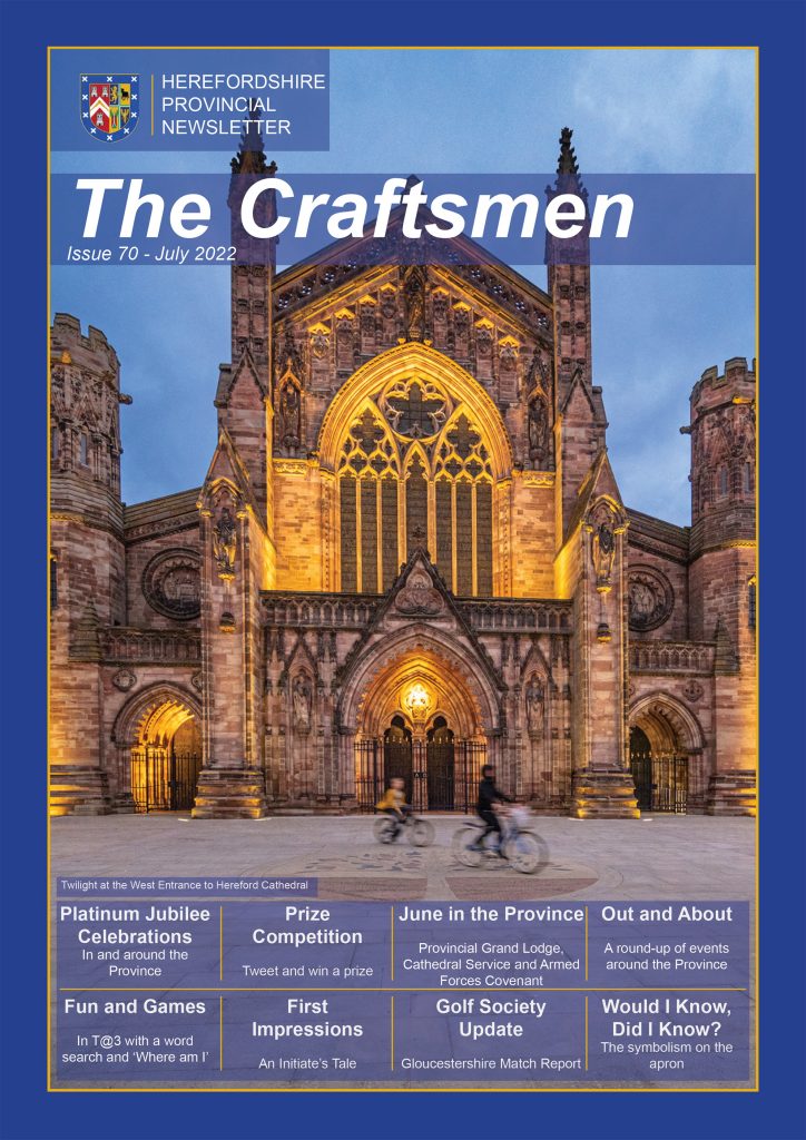 The Craftsmen Issue 70 front cover photo of Hereford Cathedral