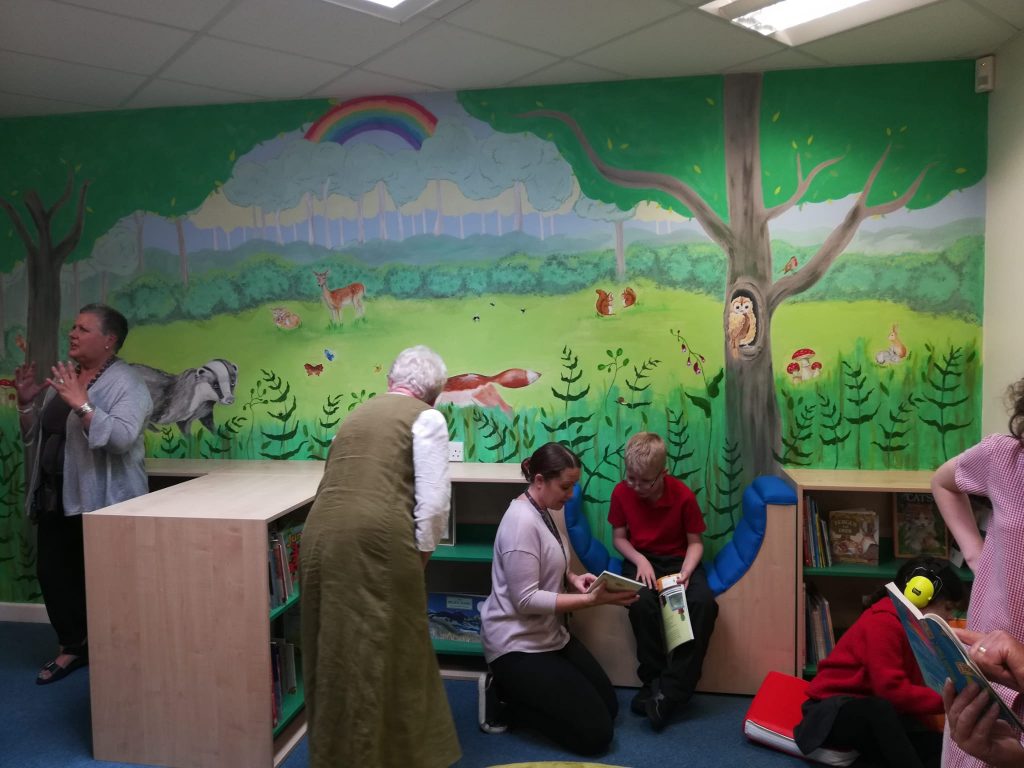 Opening of the new library at BlackMarston School 12 Sept 2022