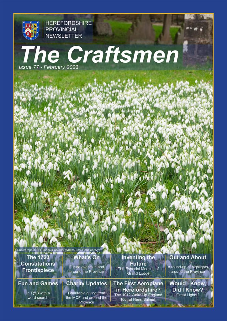 Front page Craftsmen Issue 77 Feb 2023