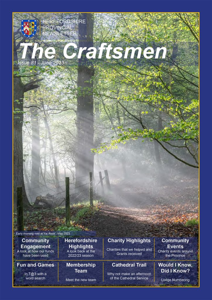 81 The Craftsmen June 2023 Front Page