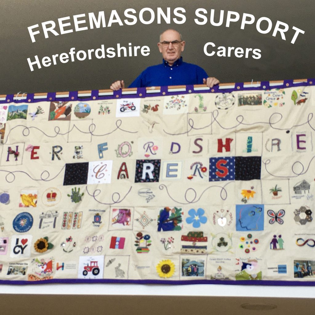 Tim B-T (Provincial Charity Steward) visits Herefordshire Carers Sq photo