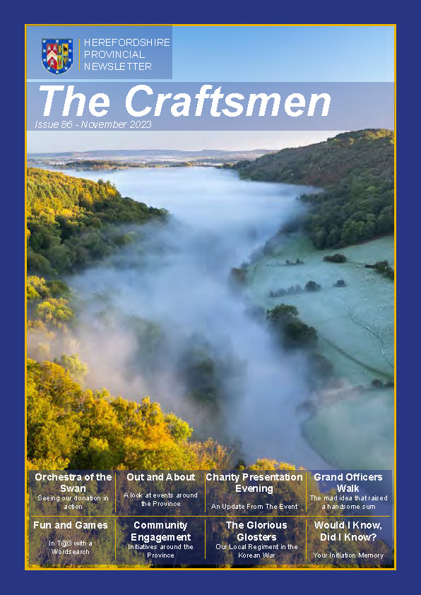 86 The Craftsmen Nov 2023 - Front Page