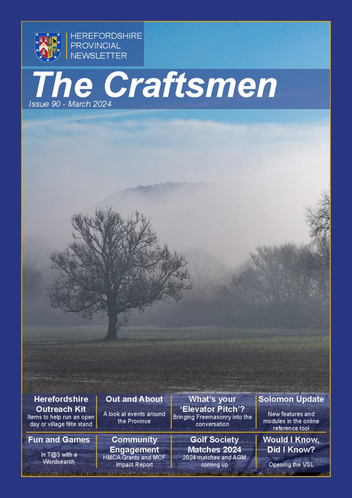 90 The Craftsmen March Front page