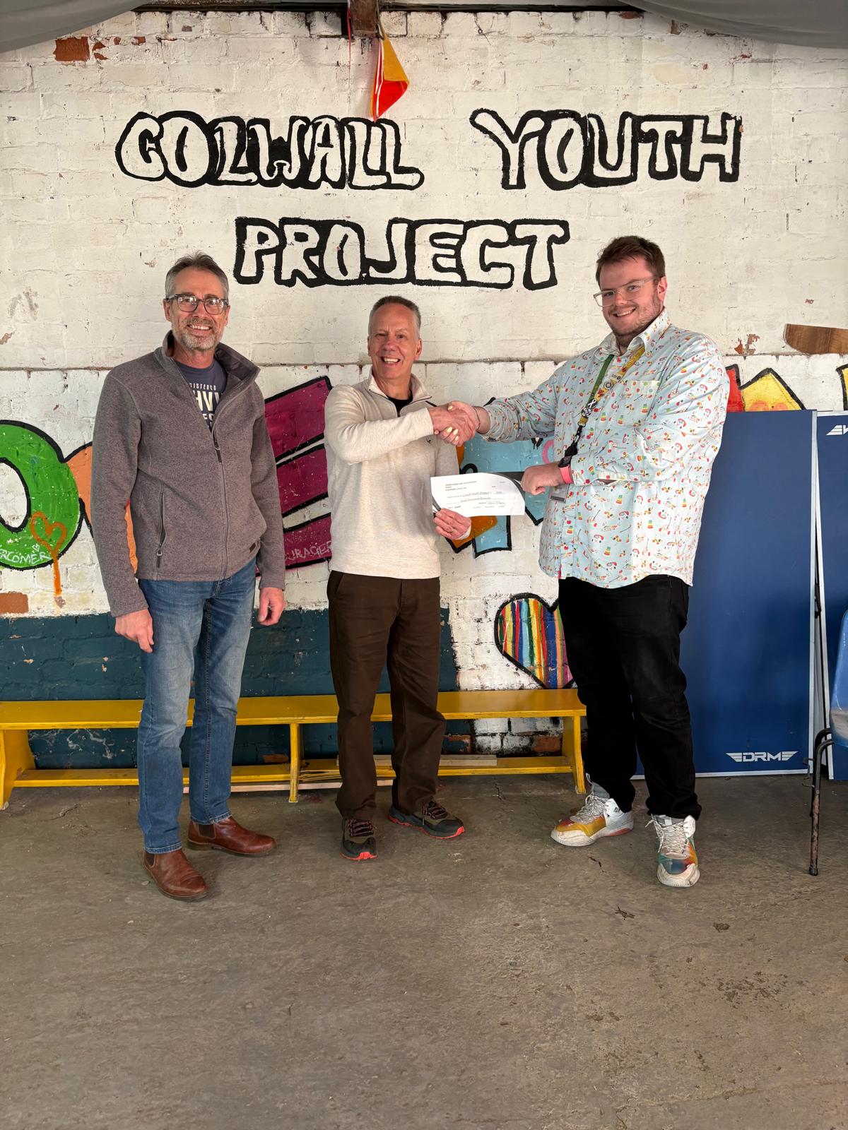 Eastnor Lodge Donation to the Colwall Youth Project