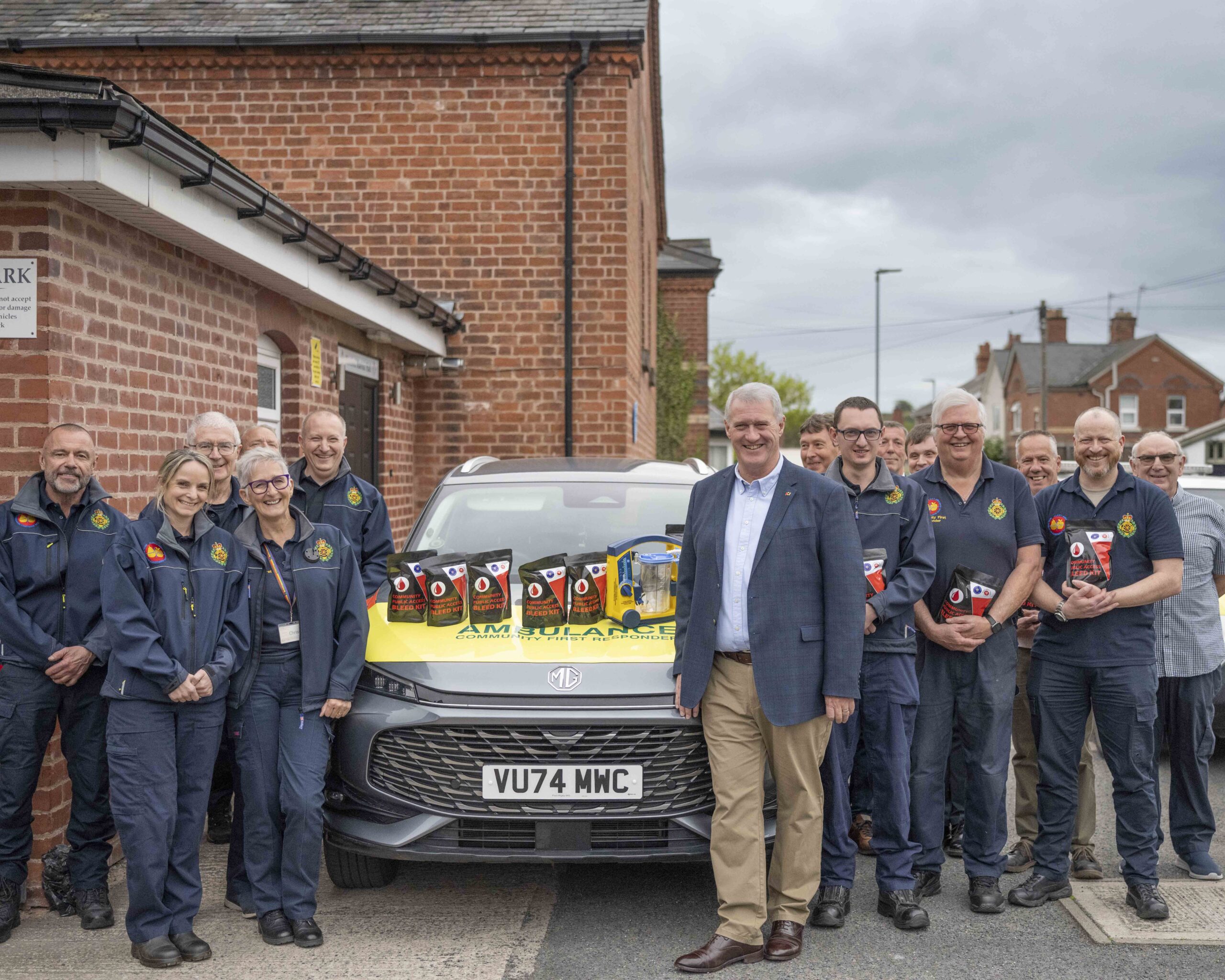 Herefordshire Freemasons support HWCFR with Bleed Kits to be rolled out across Herefordshire.
