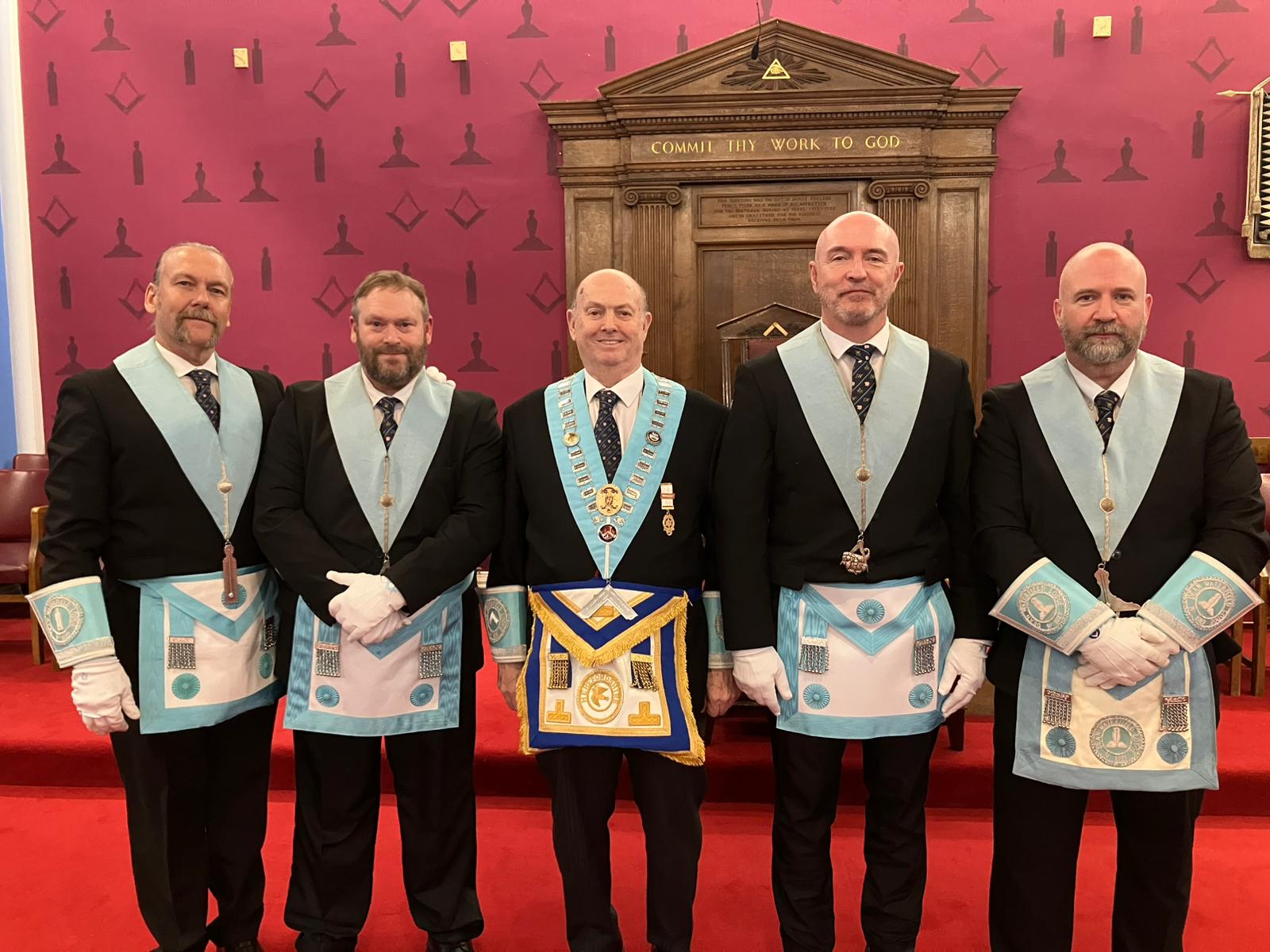 Dean Waterfield’s Two New Master Masons