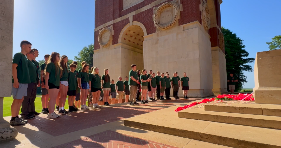 Cadets return inspired from WWI battlefield trip