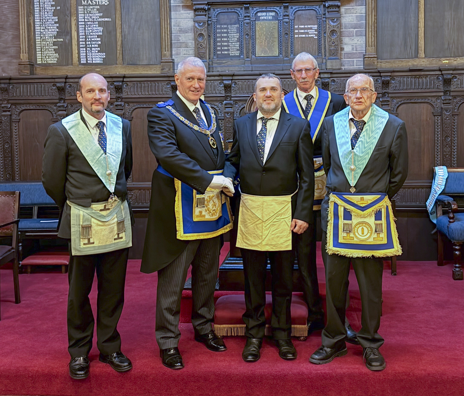 Newest Member of Herefordshire Freemasons join Ariconium Lodge